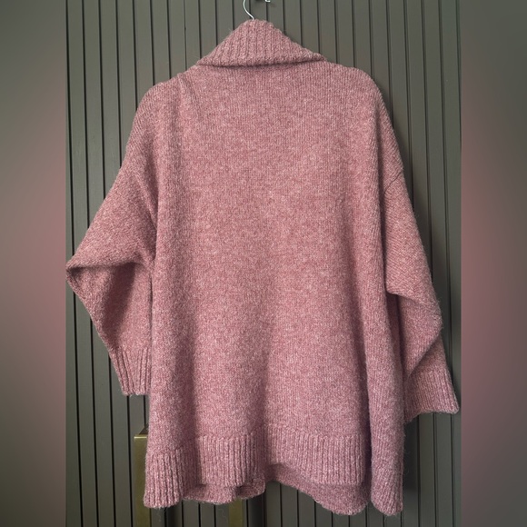 Chunky Sweater Womens Comfy Warm Buttons Pockets - Picture 2 of 4